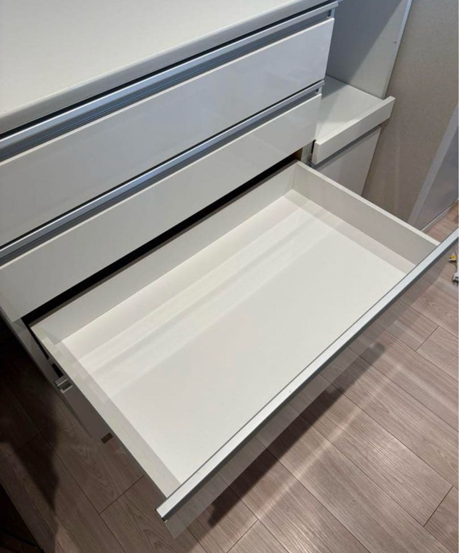 ニトリ　キッチンカウンター　レジューム　ソフトクローズタイプ　120cm