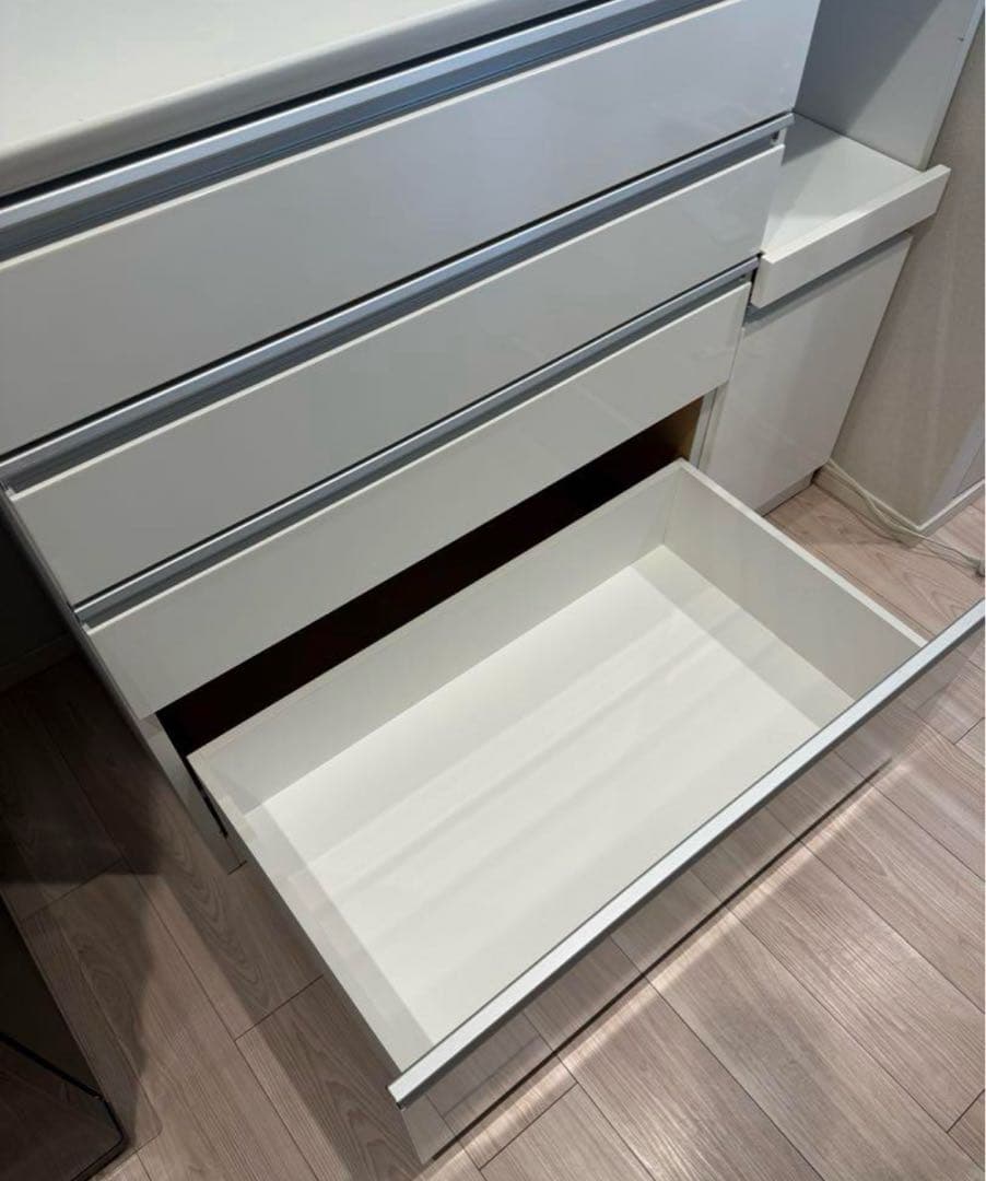 ニトリ　キッチンカウンター　レジューム　ソフトクローズタイプ　120cm