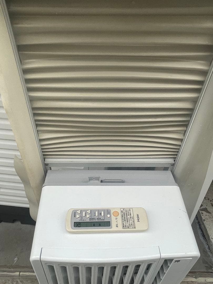 Haier 4.5～7畳 100V 冷房/除湿 窓用 JA-16V 2021年袋