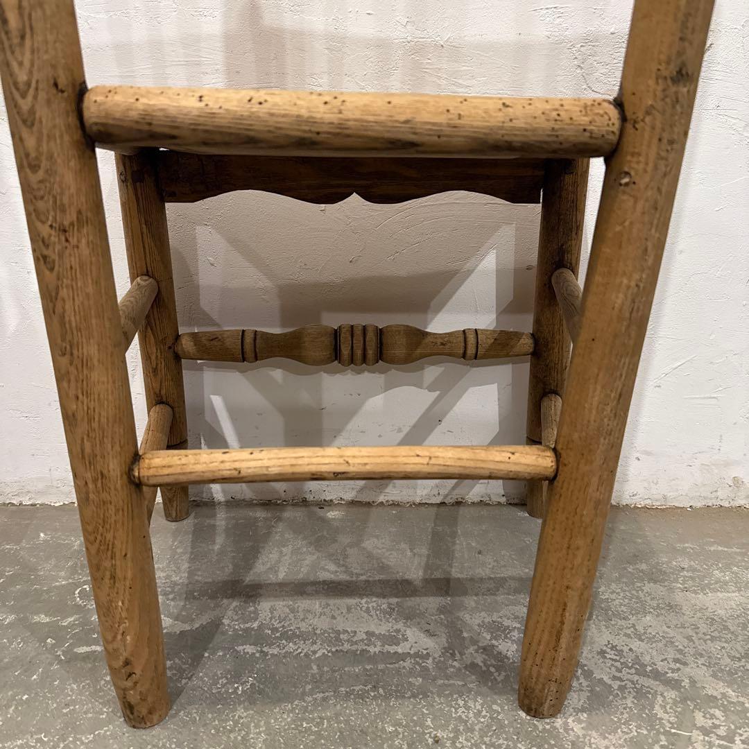 ヴィンテージ　ダイニングチェア　カフェチェア　　剥離　5