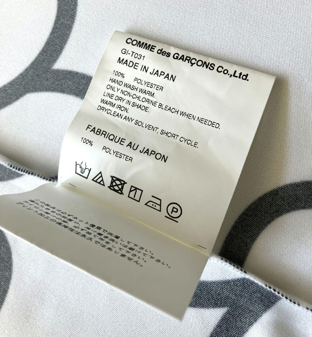 新品未使用 COMME des GARCONS 昇華プリント フラワーカットソー