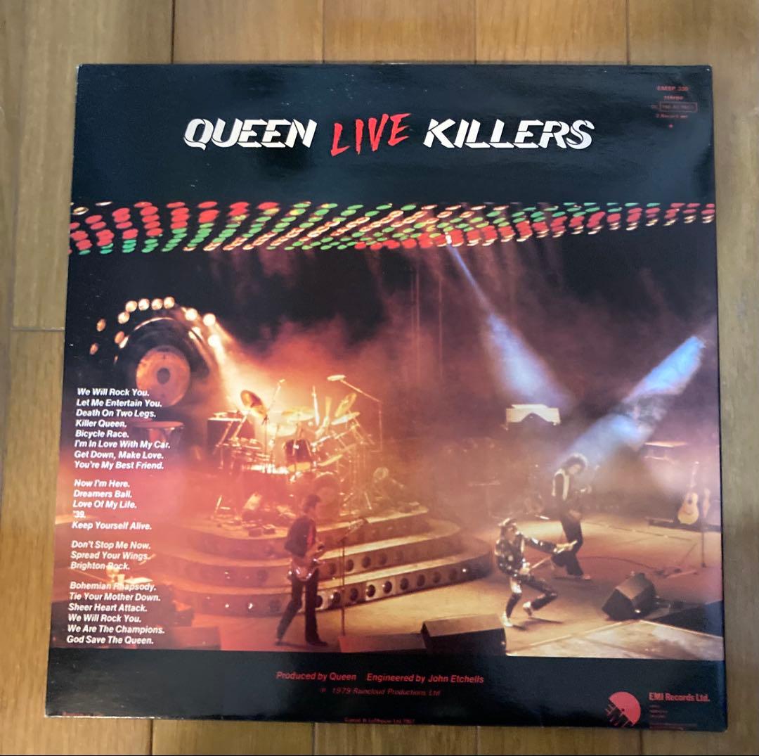 稀少UKオリジナル轟音LIVE KILLERSクイーンQueenレコード