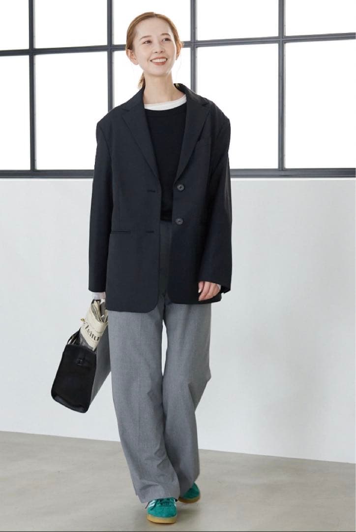 SLOBE IENA Relaxテーラードジャケット　ブラック