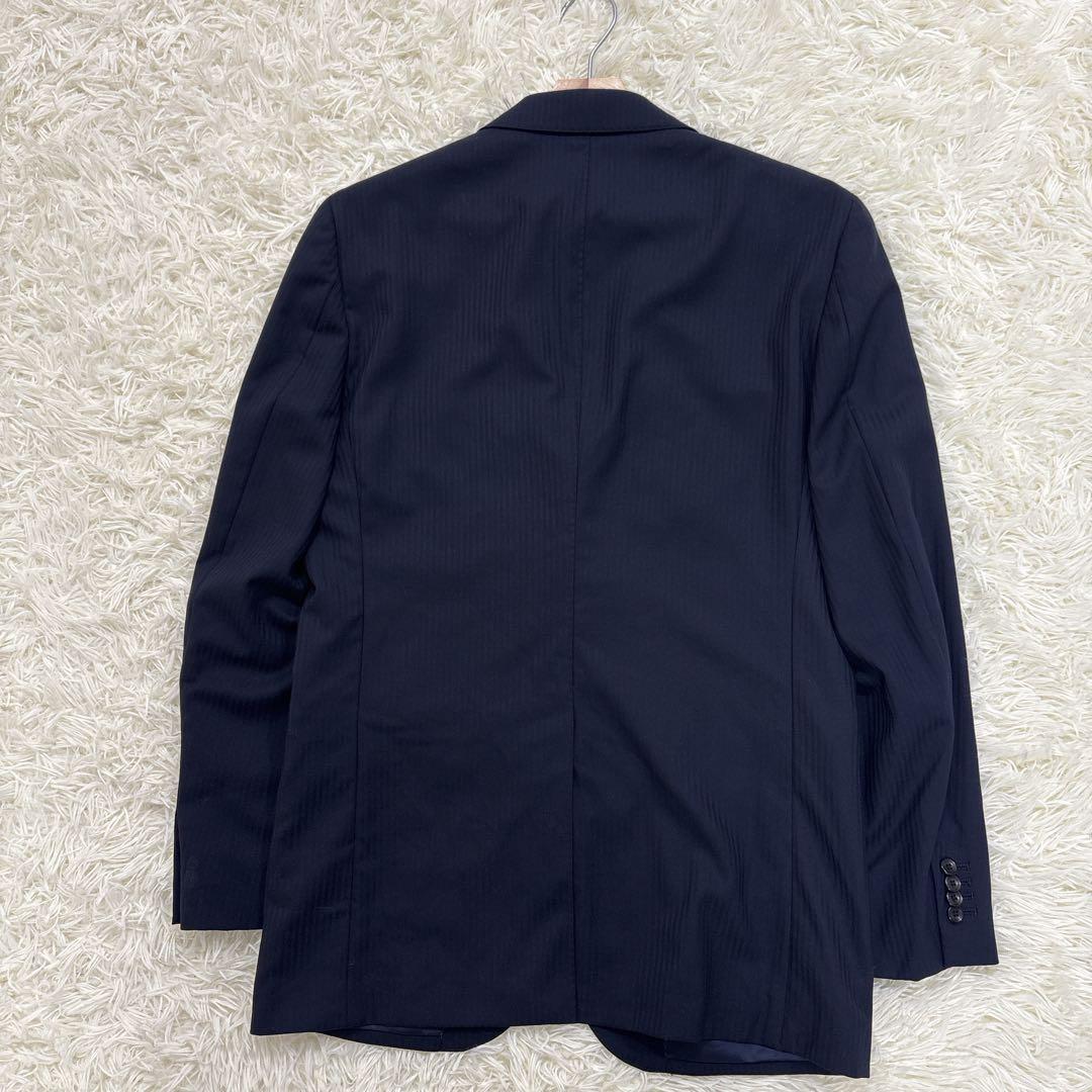 長井代助✨HILTON 3ピーススーツ　super110's ネイビーXL