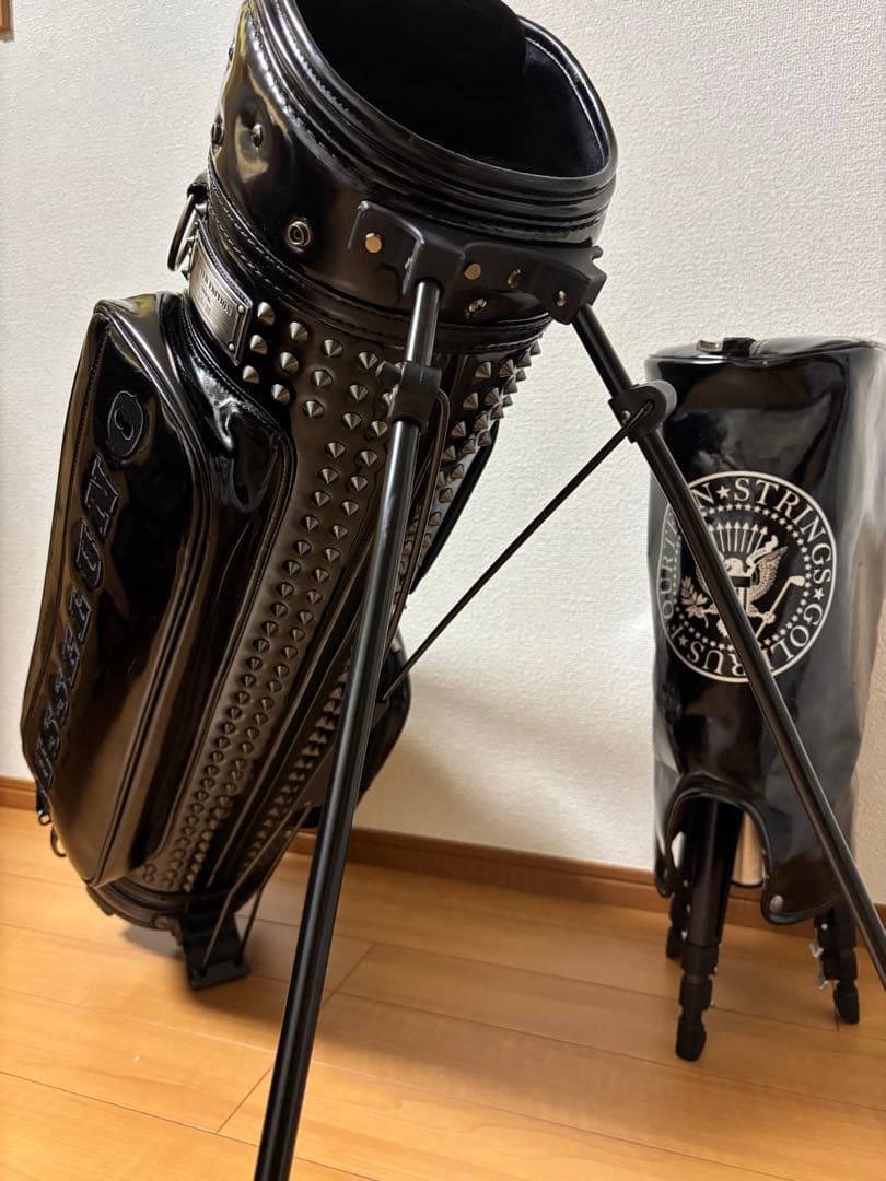 RUSSELUNO ブラック ラッセルノ スタッズ キャディバッグ 限定品6分割