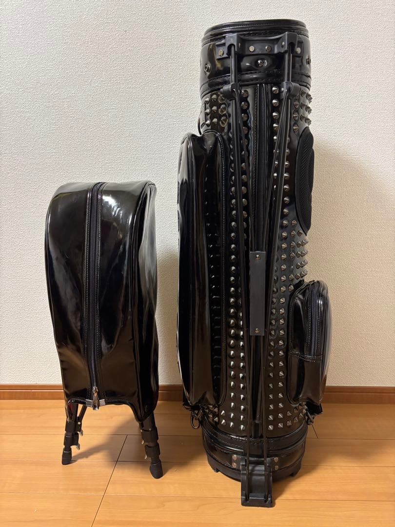 RUSSELUNO ブラック ラッセルノ スタッズ キャディバッグ 限定品6分割