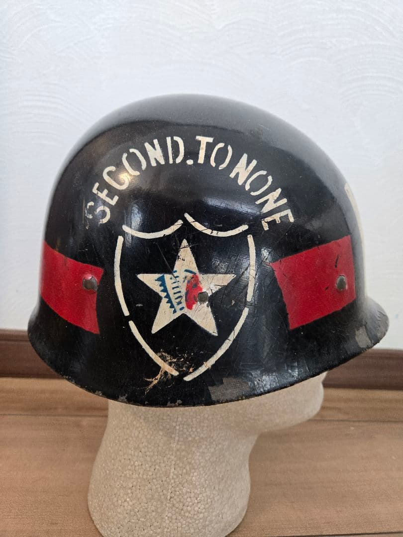 実物　米軍憲兵隊(MP)ヘルメット　オリジナルペイント