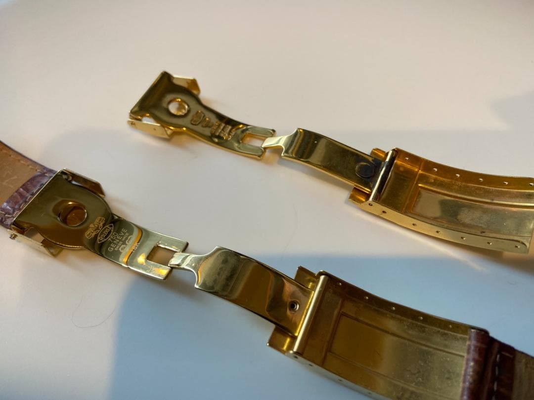 ◇腕時計　レザーベルト　本革　金属バックル　幅20mm　茶　ロレックスなどに◇