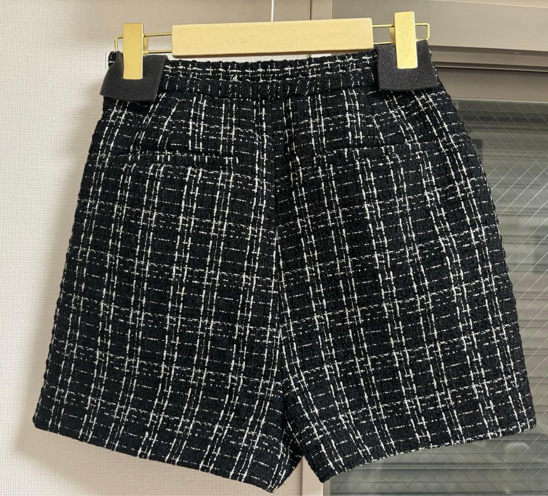 パンツ herlipto Verlet Tweed Mini Skort