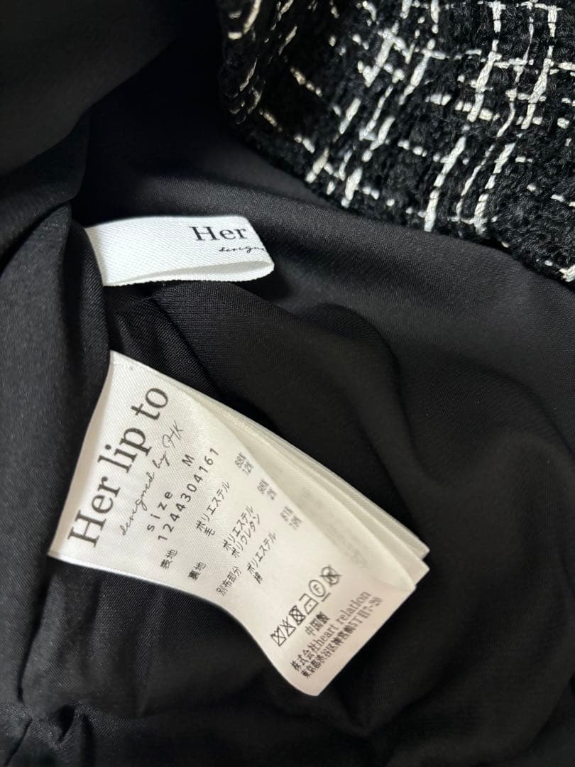 パンツ herlipto Verlet Tweed Mini Skort