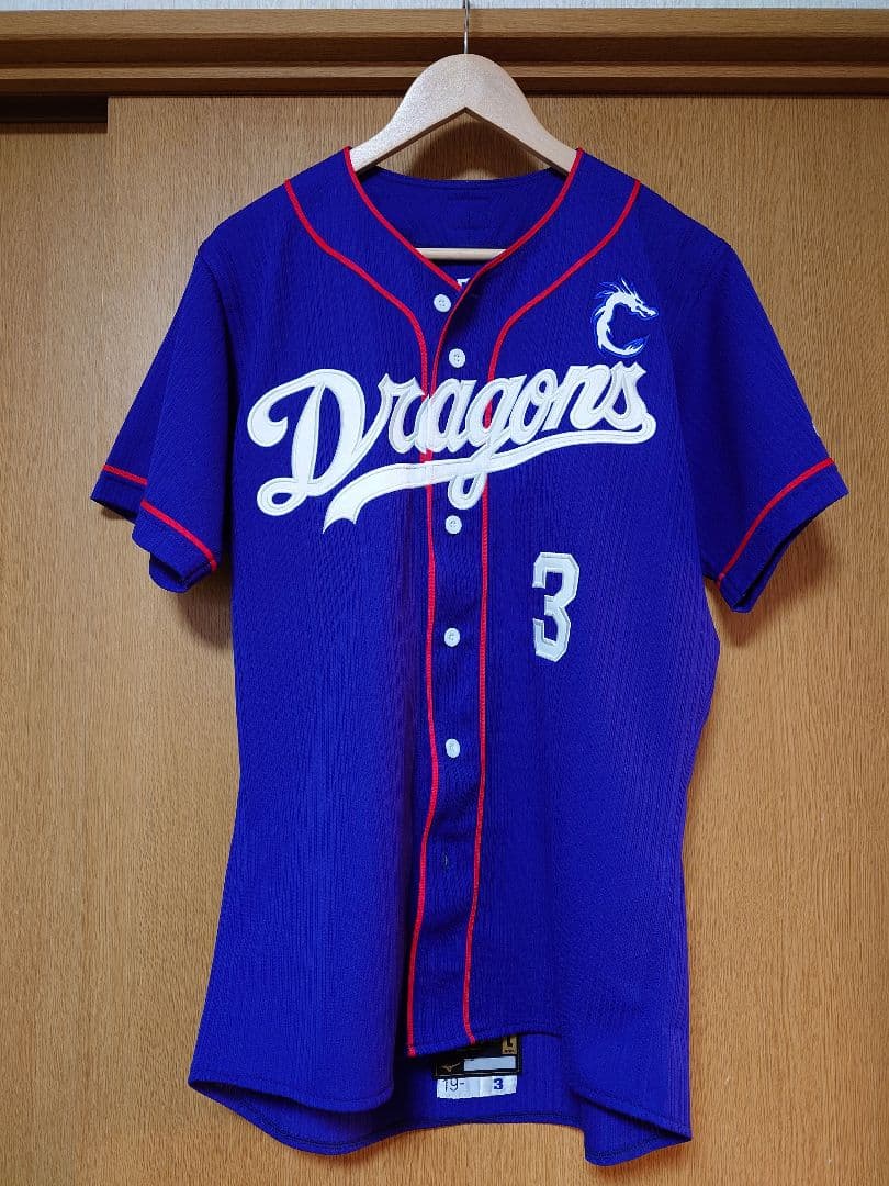 中日ドラゴンズ 　プロモデルユニフォーム 　19ファンクラブ　 L 3高橋