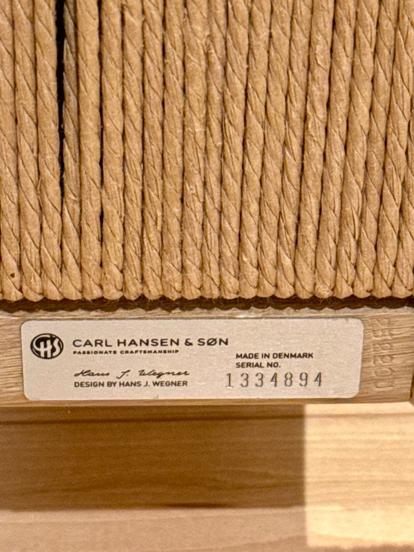 CARL HANSEN&SON Yチェア オーク材 ホワイトオイルフィニッシュ