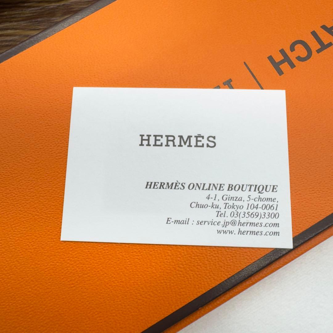 2730 ほぼ未使用　Apple Watch エルメス　エトゥープ　レザーバンド