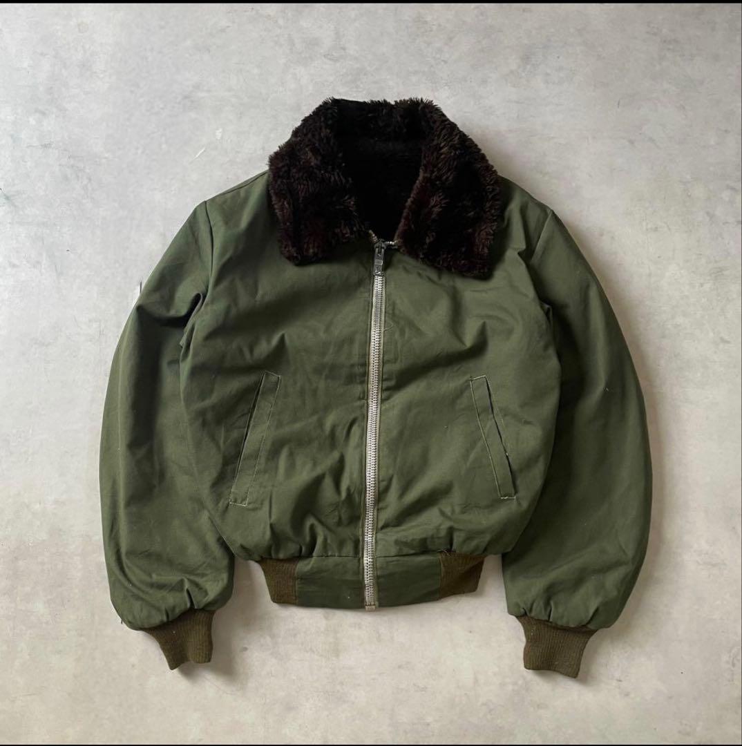 60s 70s ユーロ　ワークジャケット　ボンバージャケット　エリボア