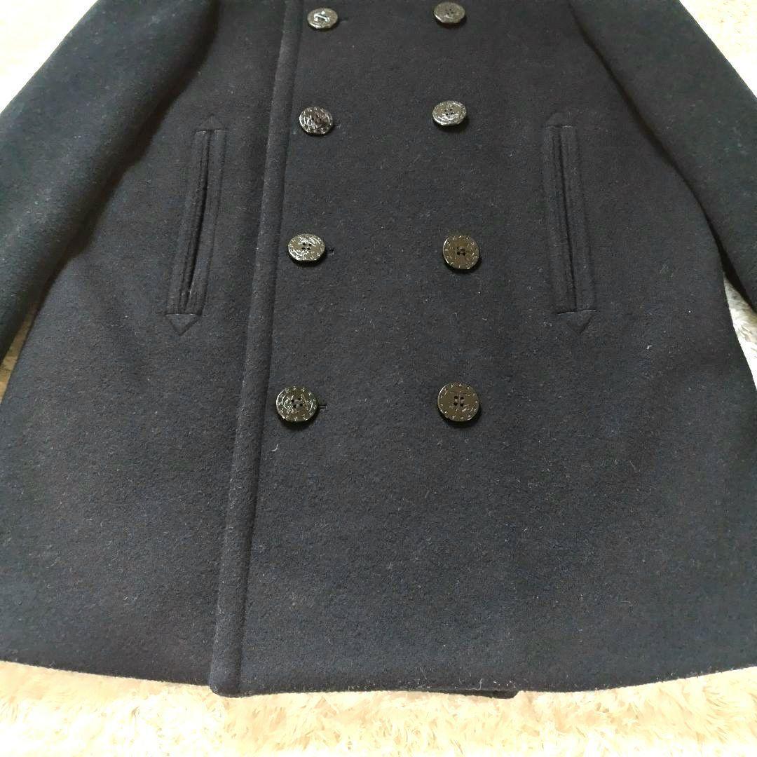 HYKE　ハイク　ピーコート　Pコート　ウール　羊毛　ネイビー　green　２