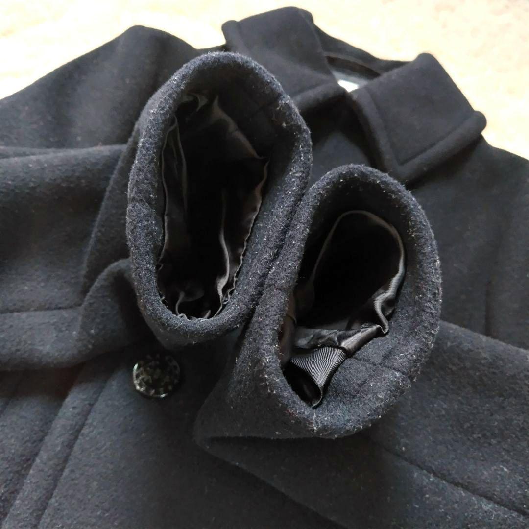 HYKE　ハイク　ピーコート　Pコート　ウール　羊毛　ネイビー　green　２