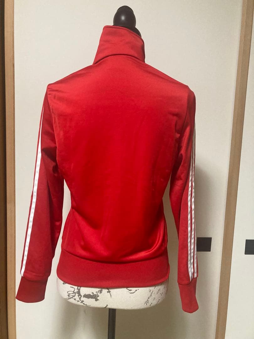 adidas レッド ジップアップジャージ　美品