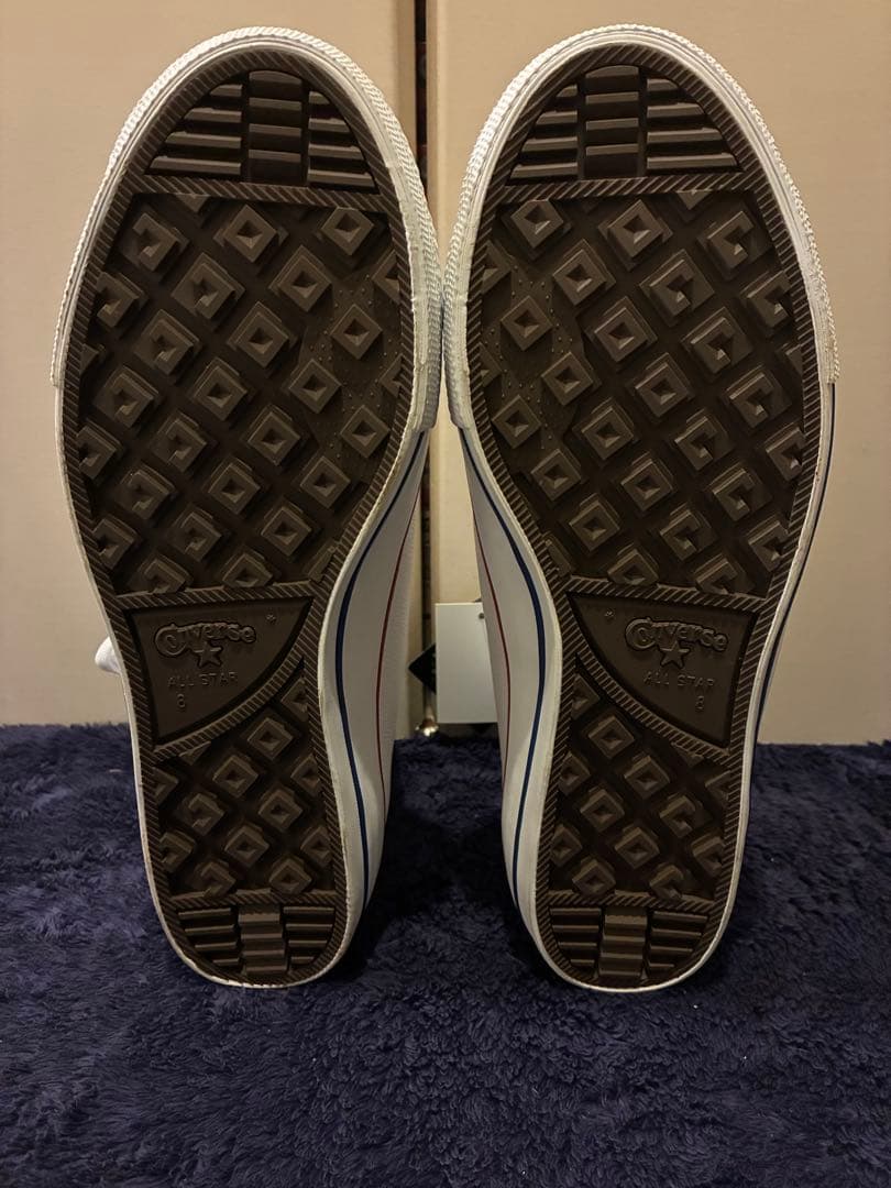 極美品CONVERSE オールスター GF HI ゴルフシューズ シロ 26