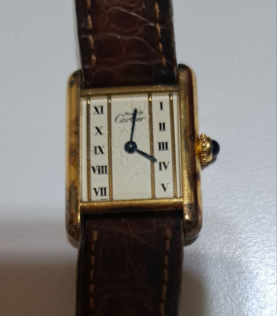 Cartier マスト ウォッチ アイボリー文字盤