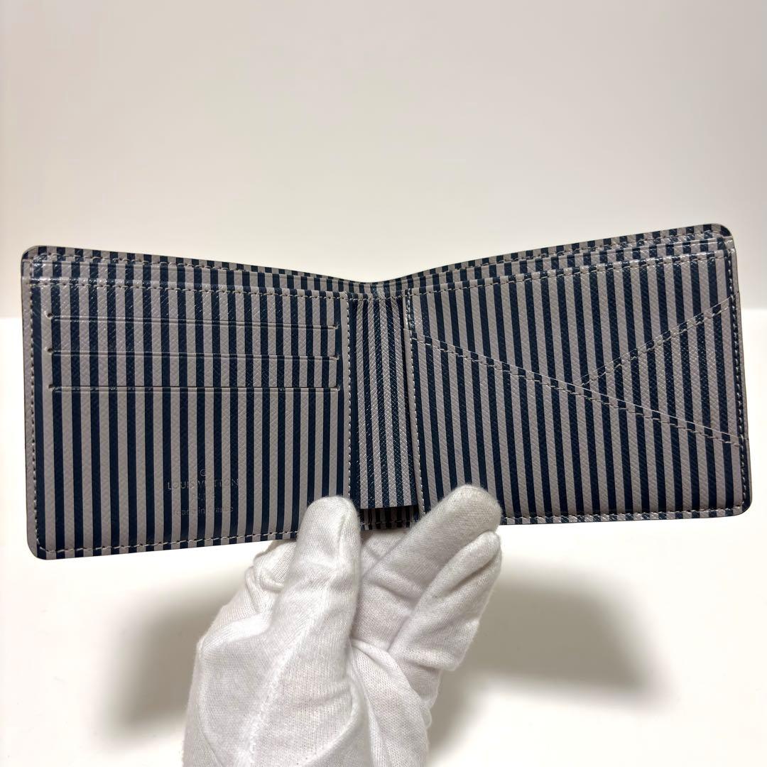 509✨極美品✨ルイヴィトン 二つ折り財布 ミュルティプル ダミエグラフィット