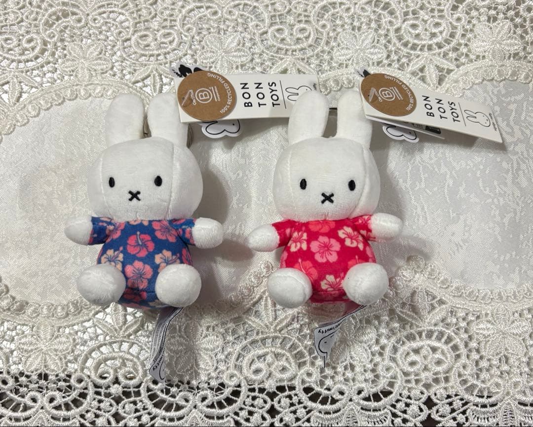 ミッフィー　キラ　ハワイ限定　マスコット　キーホルダー　新品　セット