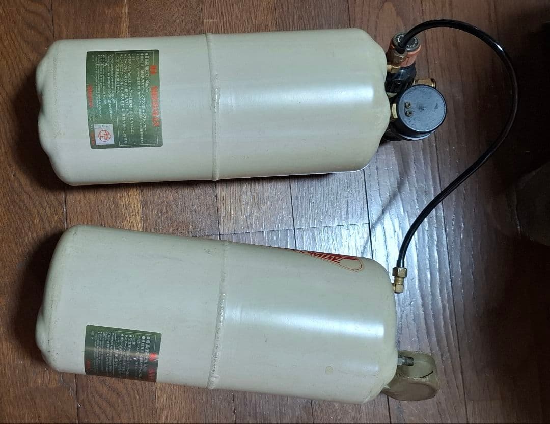 M-4 SHERMAN X-1 SUPER BOMBE エアータンク ４L ２本