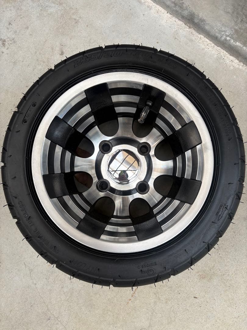 しいたさん専用 ジャイロ用ブラックアルミホイール引っ張りタ