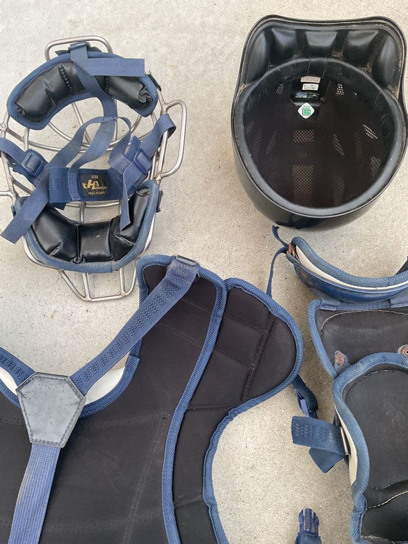 イ*ん様 野球　キャッチャー防具　バック付き