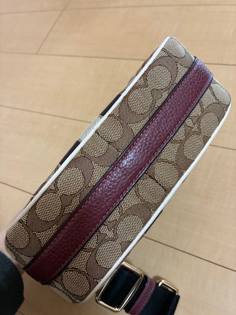 COACH ショルダーバッグ ブラウン/オレンジ