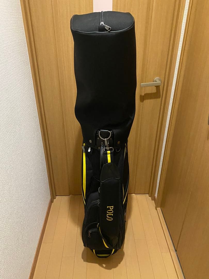 POLO ゴルフバッグ フルキャディバッグ ブラック/イエロー