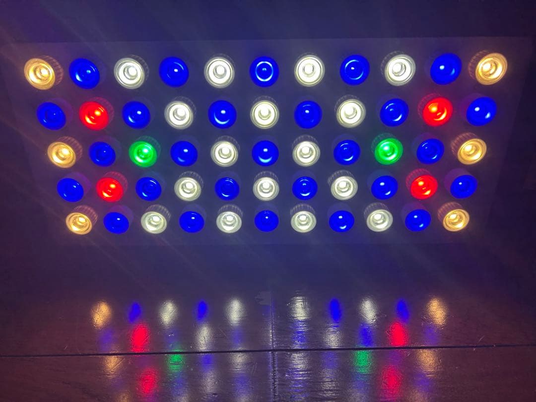 珊瑚水槽照明 LEDライト ブラックボックス プリズムレンズ　2台　※訳あり