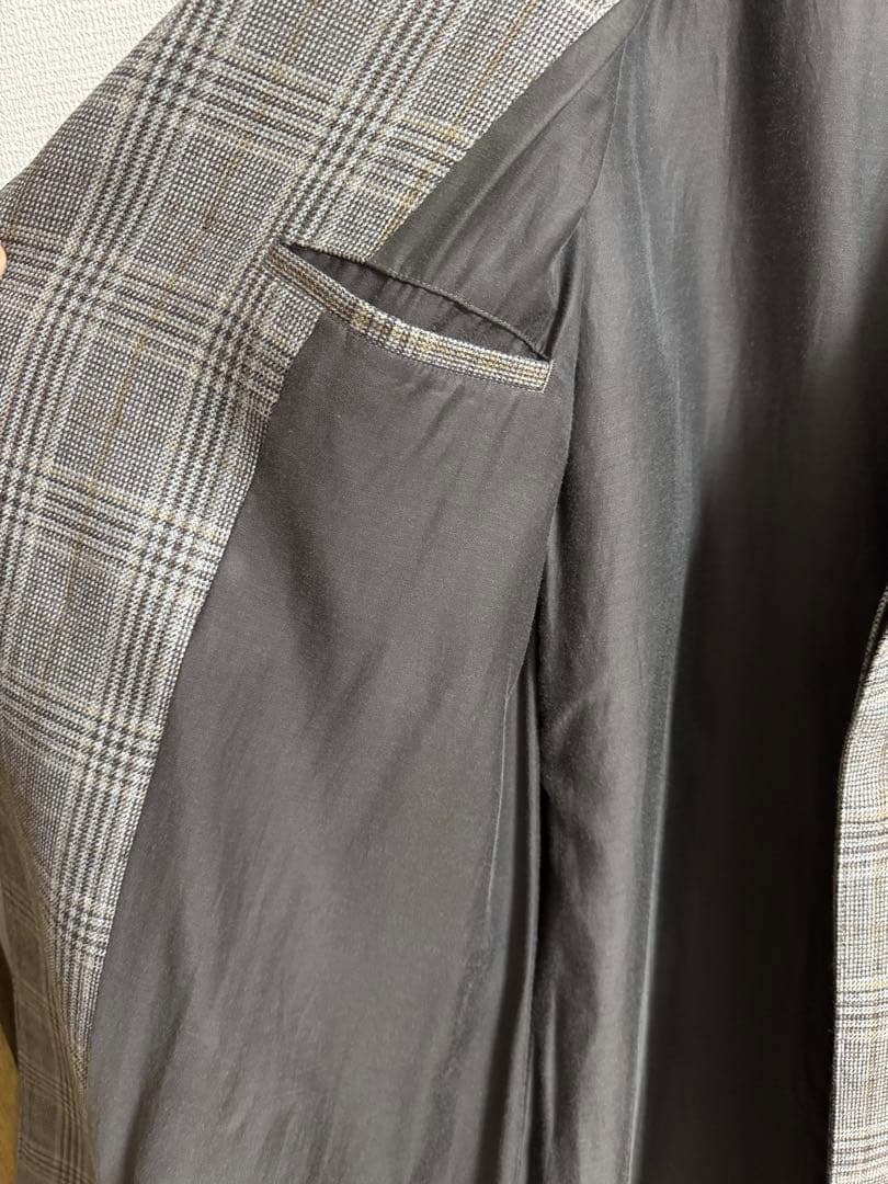 ジャケット・アウター AURALEE 17aw DOUBLE FACE CHECK LONG COAT