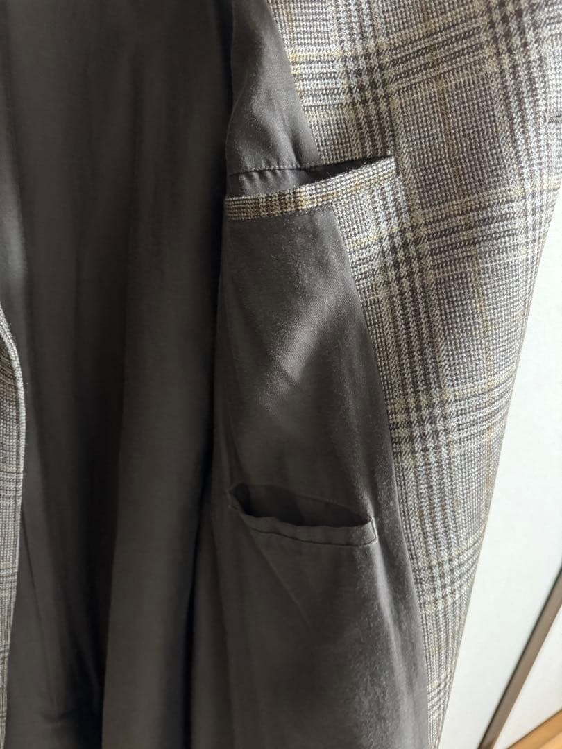 ジャケット・アウター AURALEE 17aw DOUBLE FACE CHECK LONG COAT