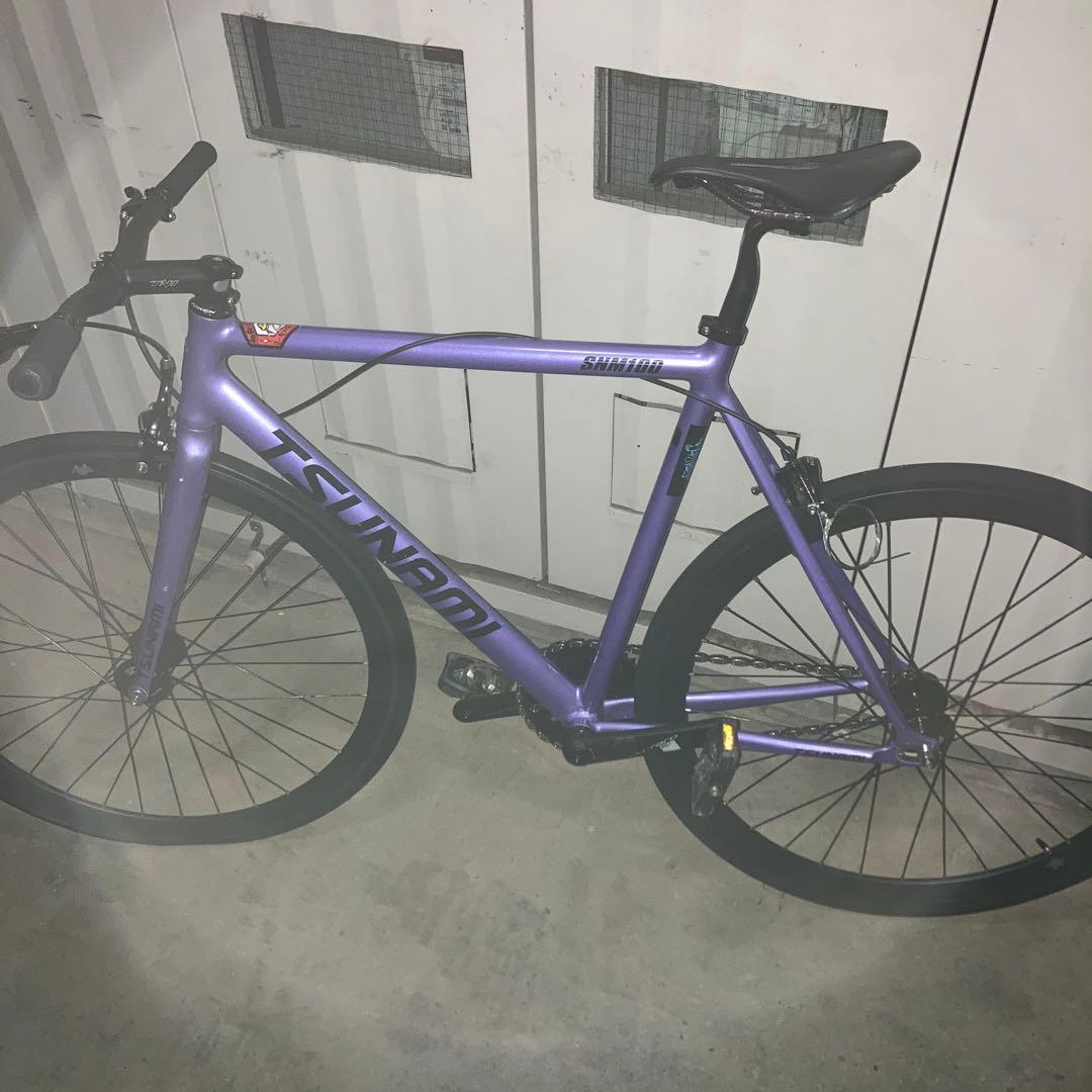 TSUNAMI ピスト　snm100 紫