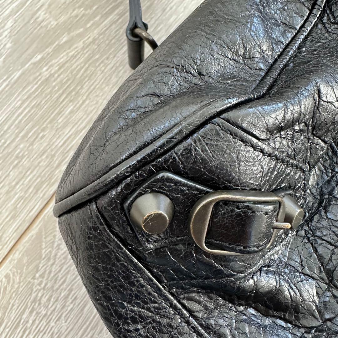 BALENCIAGA ミニシティ 黒 BLACK ショルダー　ハンドバッグ 美品