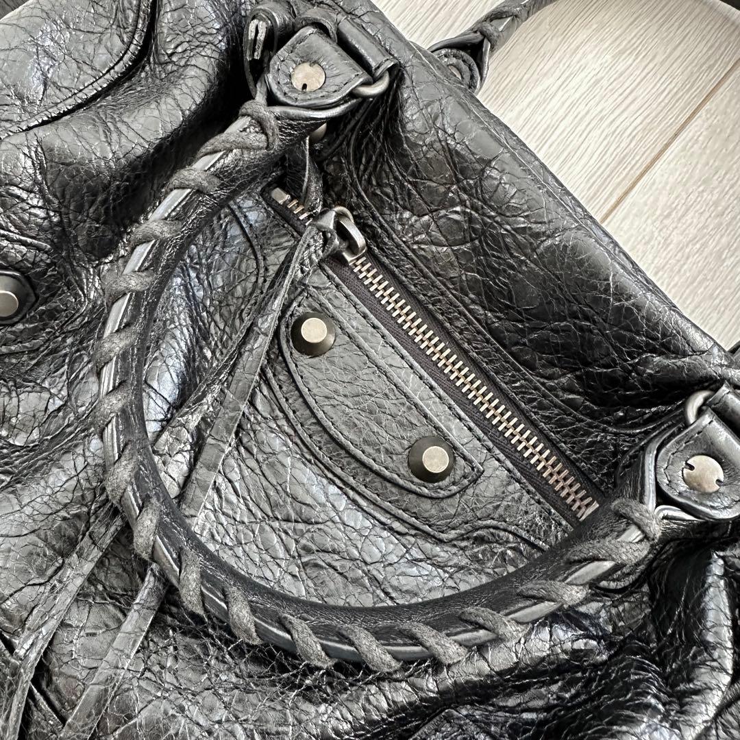 BALENCIAGA ミニシティ 黒 BLACK ショルダー　ハンドバッグ 美品