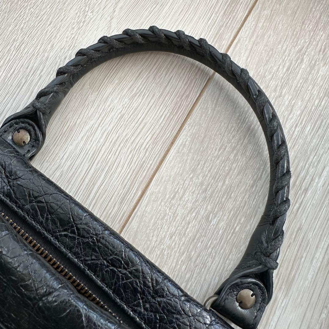 BALENCIAGA ミニシティ 黒 BLACK ショルダー　ハンドバッグ 美品