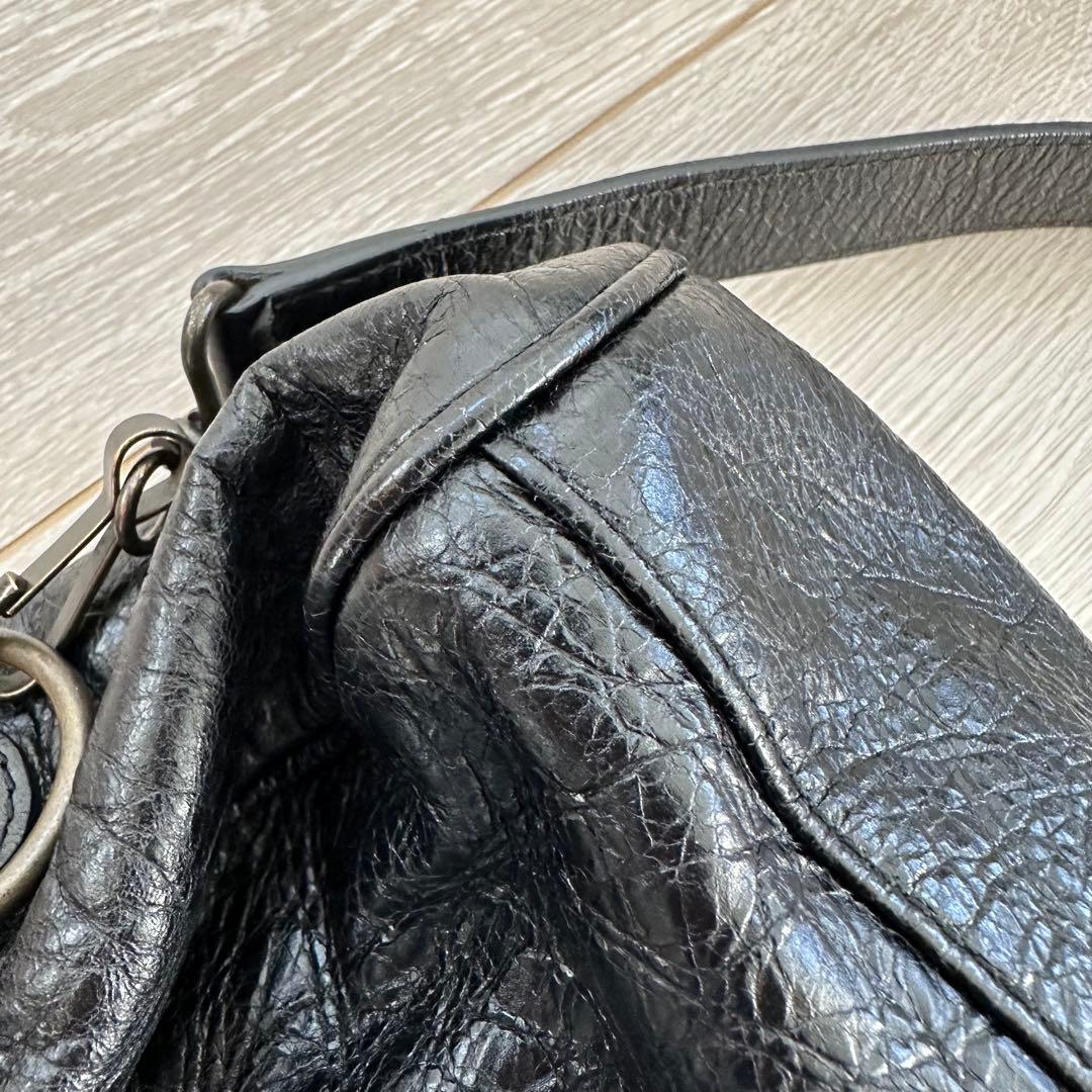 BALENCIAGA ミニシティ 黒 BLACK ショルダー　ハンドバッグ 美品