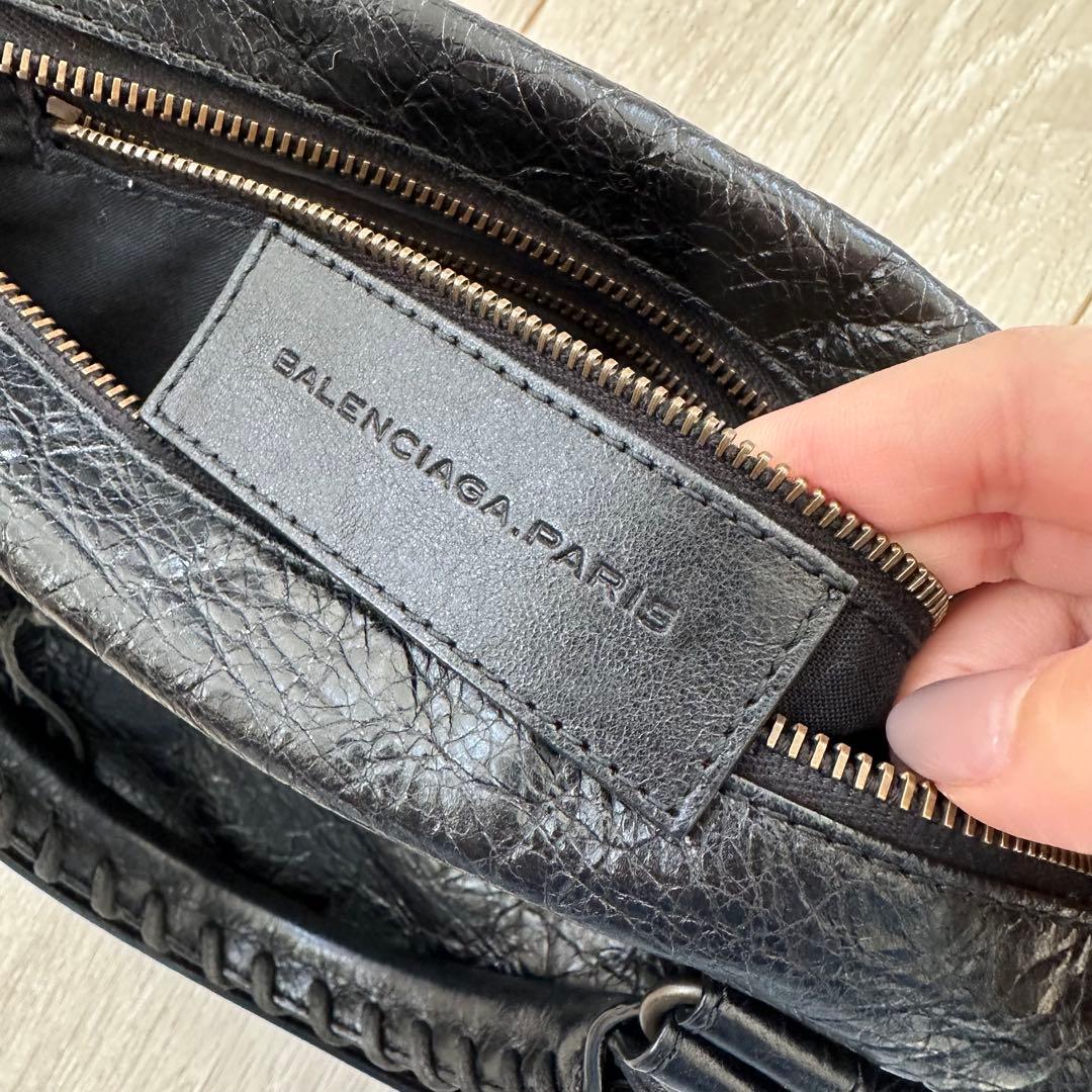BALENCIAGA ミニシティ 黒 BLACK ショルダー　ハンドバッグ 美品