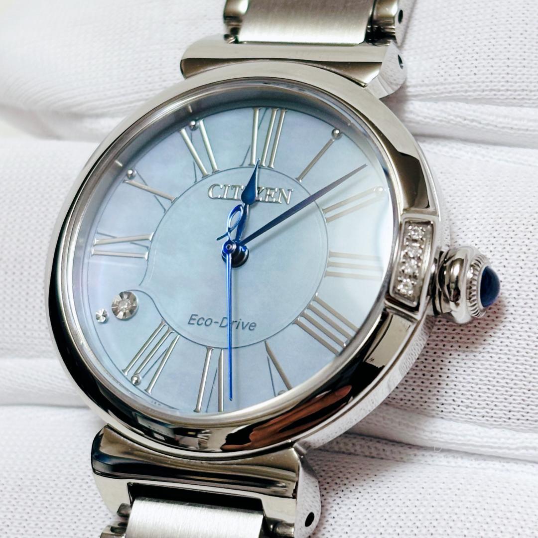 【美品】シチズン エル ラウンド コレクション EM1060-87N 腕時計