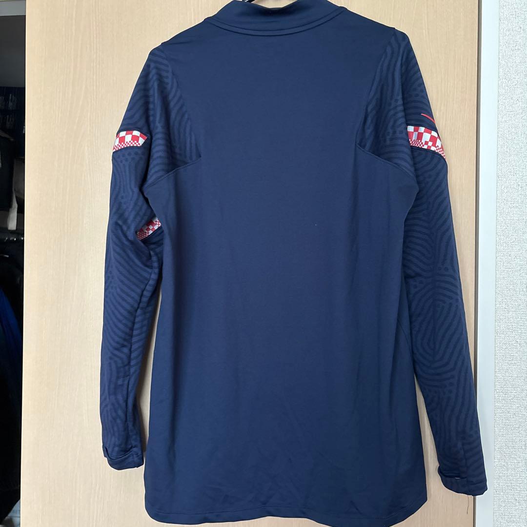クロアチア代表　Nike DRI-FIT ネイビー 長袖ジャージ L