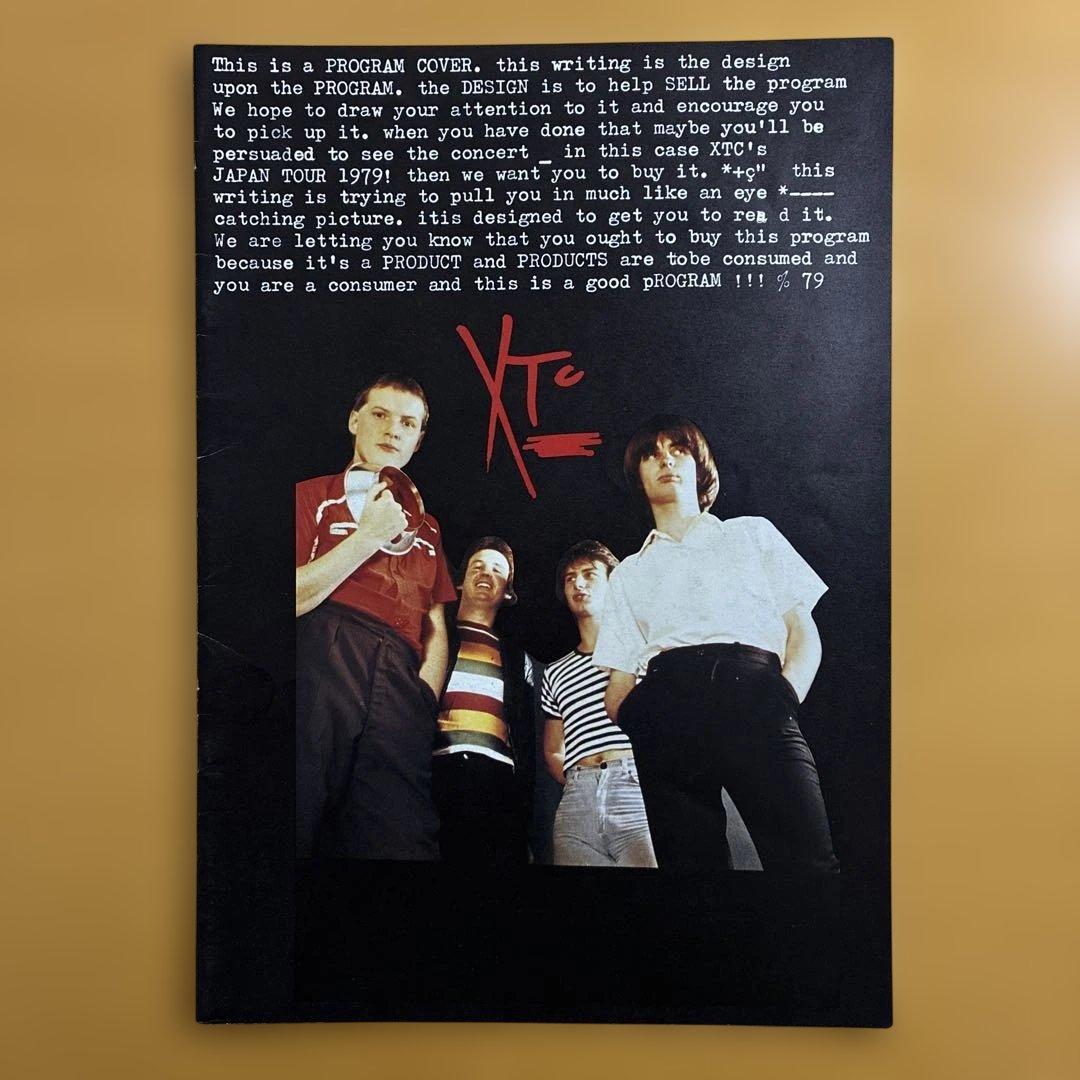 XTC 1979 JAPAN TOUR パンフレット