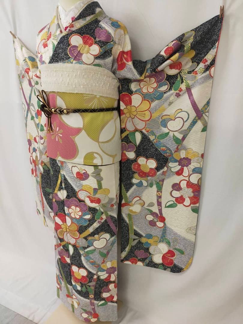 ゆさま【WA-Modern】★★　振袖7点フルセット+お直し代★★