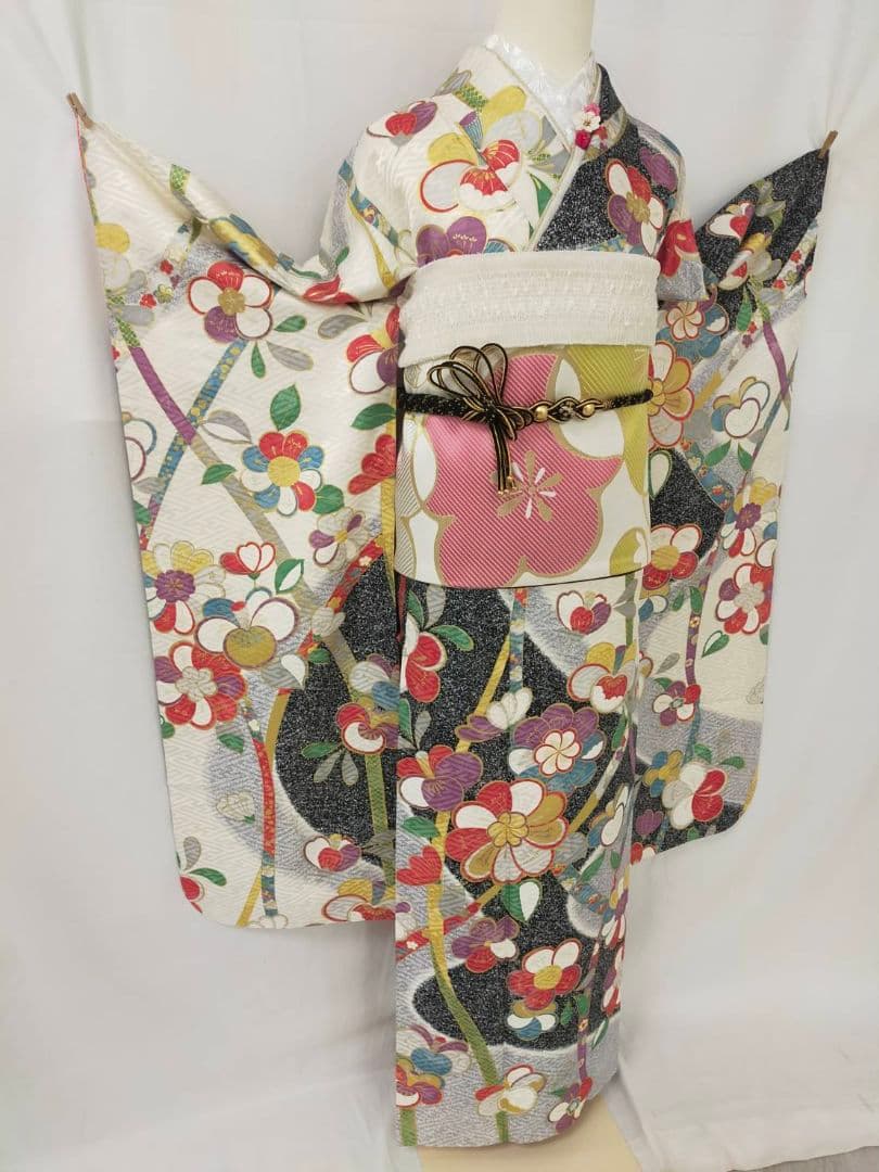 ゆさま【WA-Modern】★★　振袖7点フルセット+お直し代★★