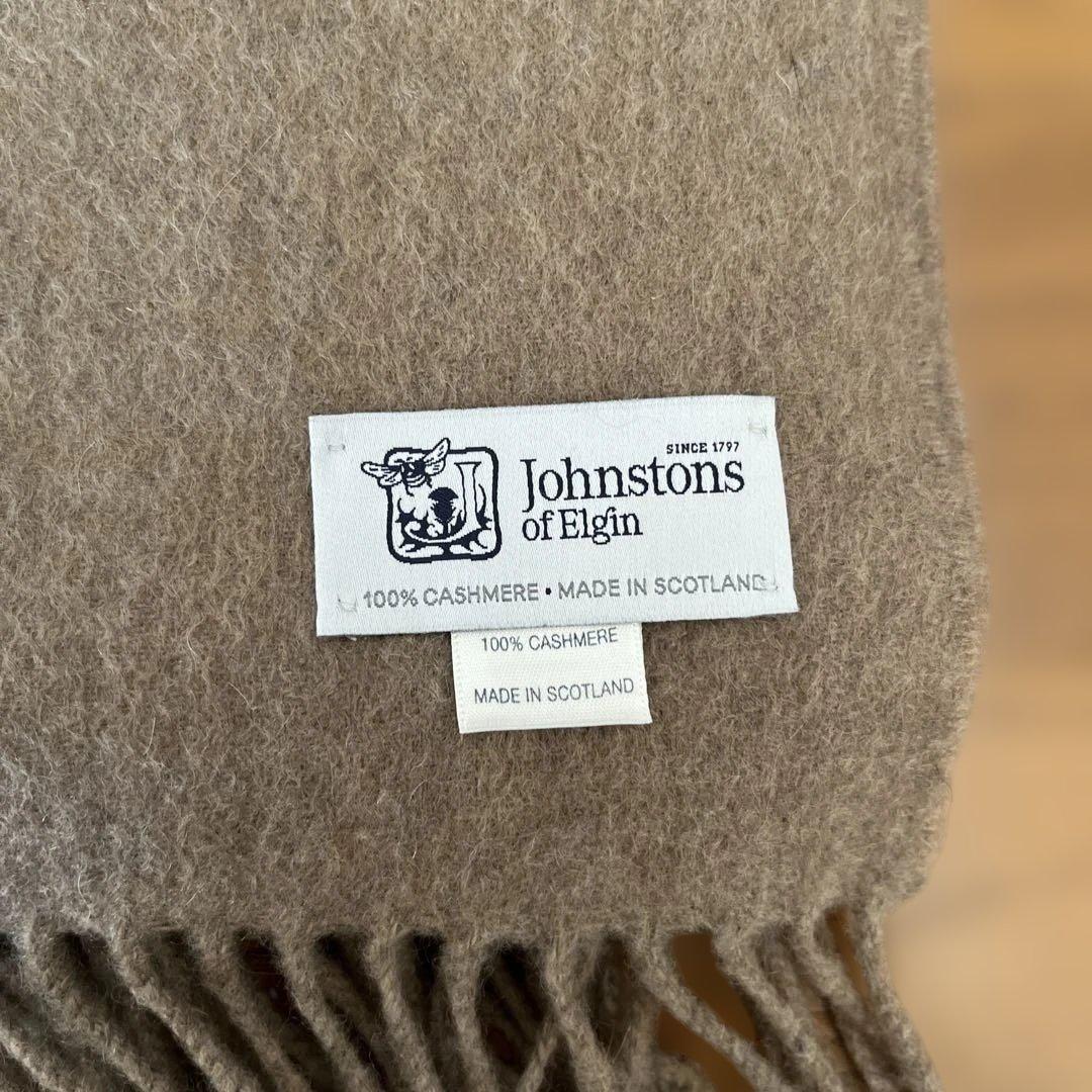 Johnstons of Elgin 100%カシミヤストール