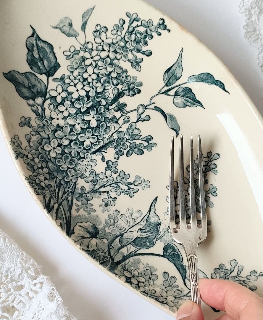 希少　美品　ジアン　LILAS 　ラヴィエ　フランスアンティーク