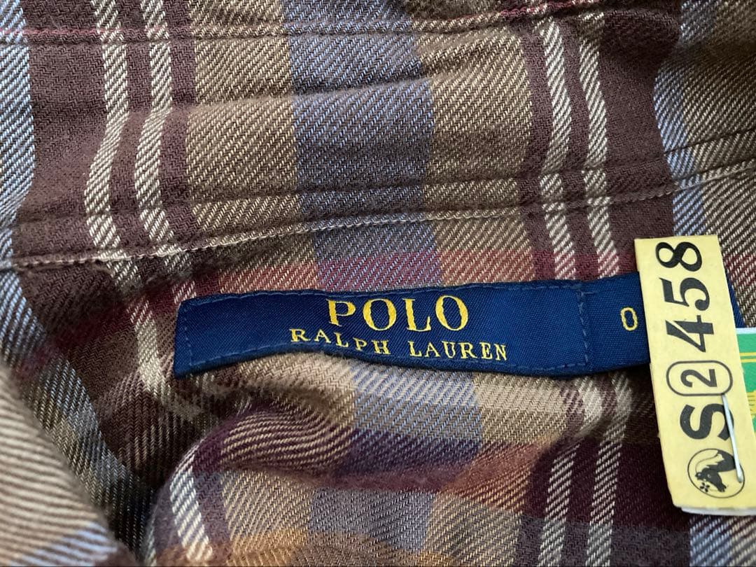 POLO RALPH LAUREN チェック柄シャツワンピース