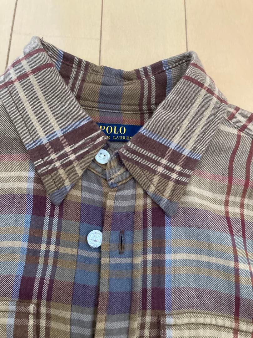 POLO RALPH LAUREN チェック柄シャツワンピース