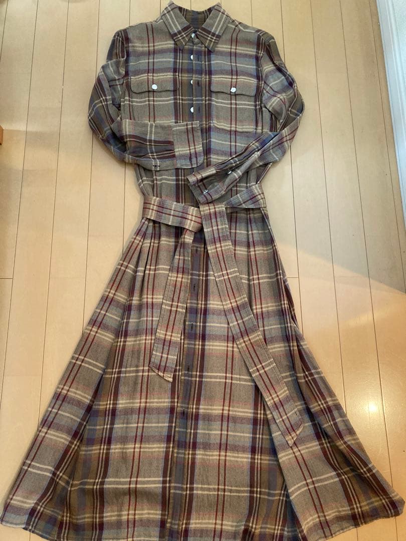 POLO RALPH LAUREN チェック柄シャツワンピース