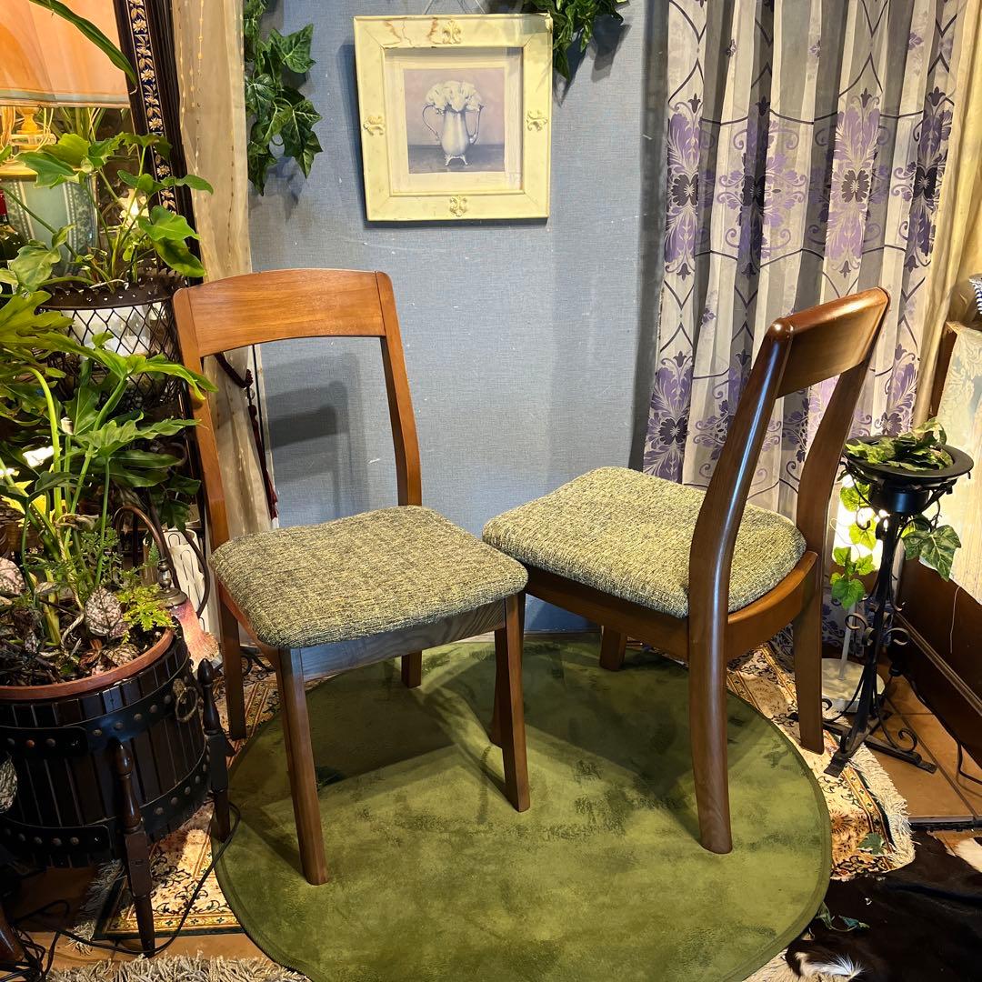 ￼Sale 2脚セット　ヴィンテージ　アッシュソリッド　北欧デザインチェア